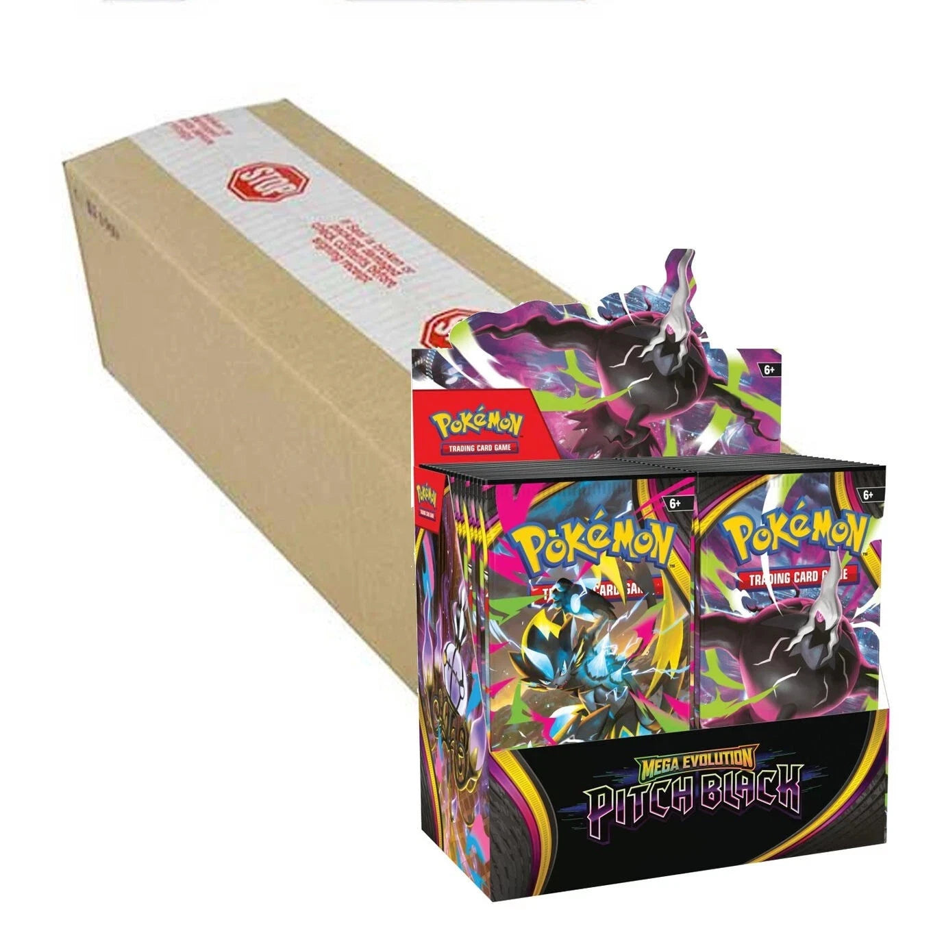 Pokémon TCG: Pitch Black Booster Box Case