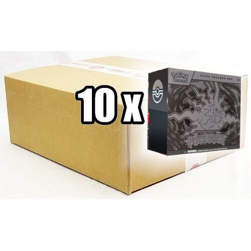 Pokémon TCG: Pitch Black Elite Trainer Box Case (10 ETBs)